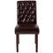 Merrick Lane Falmouth Upholstered Parsons Chair with Nailhead Trim
